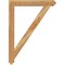 Ekena Millwork Traditional Arts & Crafts Rough Sawn Bracket, Western Red Cedar, 4"W x 34"D x 46"H BKT04X34X46TRA03RWR - alternate 2
